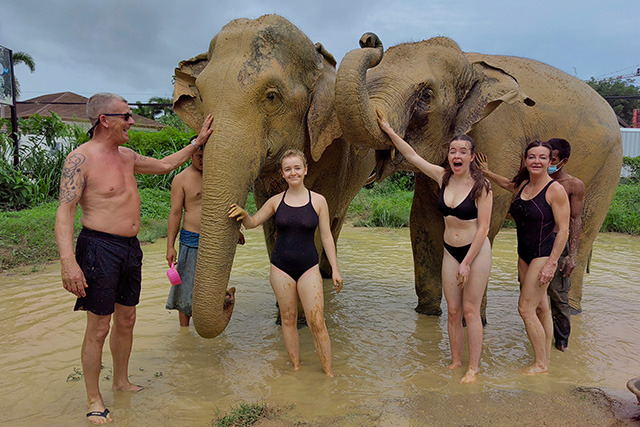 phuket thailand elephant safari